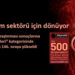 Türkiye’de ilk 3’te, Grubumuzda Lideriz!